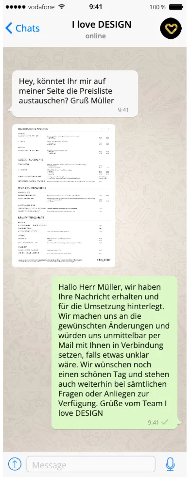 Bild Whatsappchat