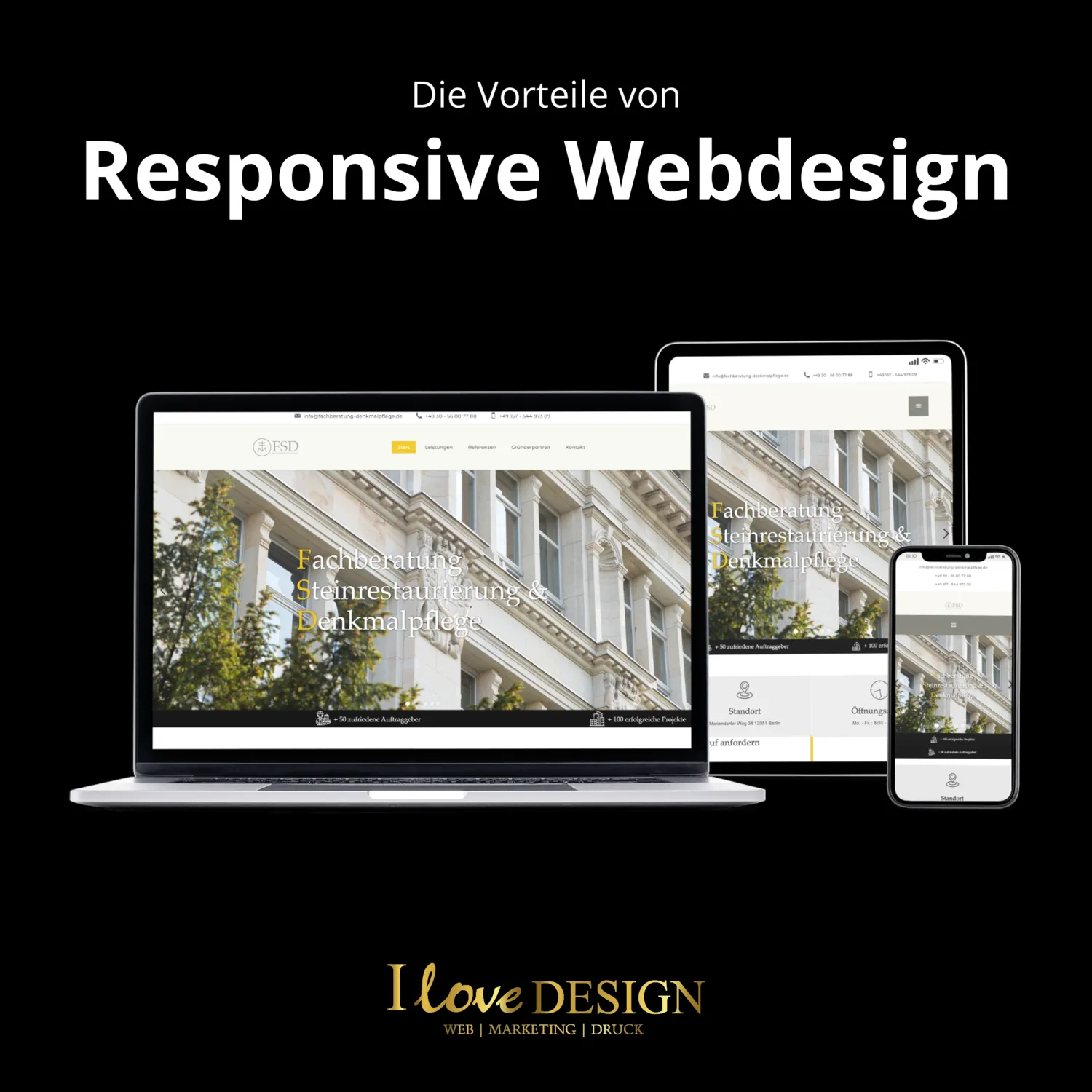 Responsive Webdesign I love DESIGN